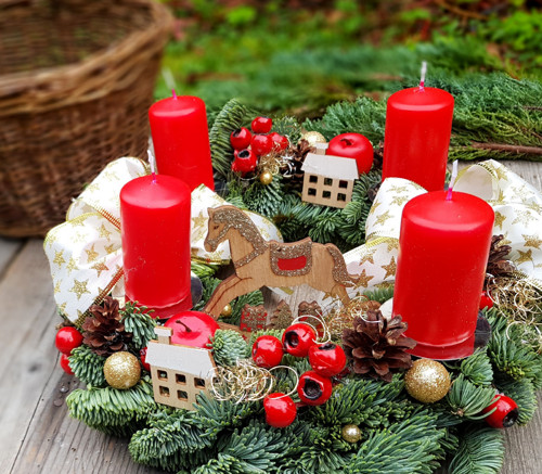 Adventní věnce na stůl - rezervace — foto 3