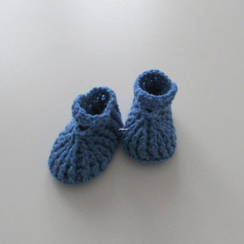 Háčkované botičky (9 cm) — foto 2