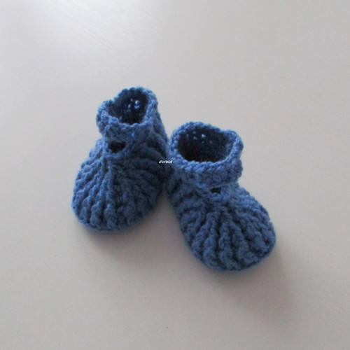 Háčkované botičky (9 cm) — foto 3
