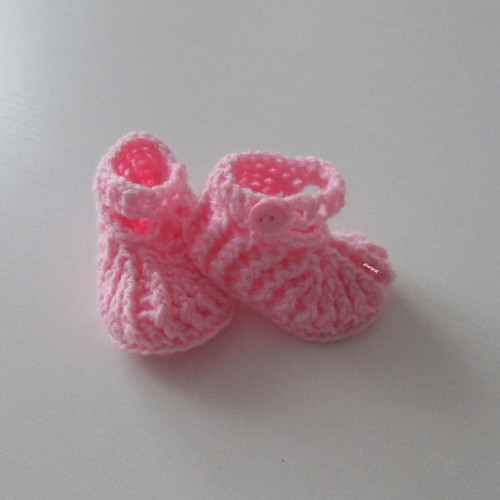 Háčkované botičky (9 cm) — foto 2