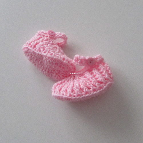 Háčkované botičky (9 cm) — foto 3