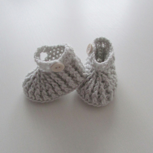 Háčkované botičky (9,5 cm) — foto 2