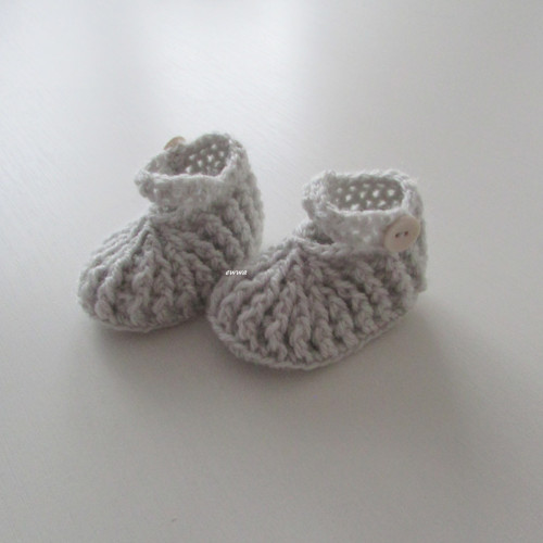 Háčkované botičky (9,5 cm) — foto 3