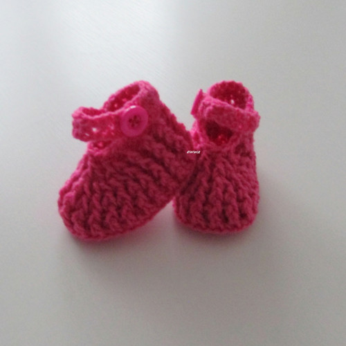 Háčkované botičky (10 cm) — foto 2