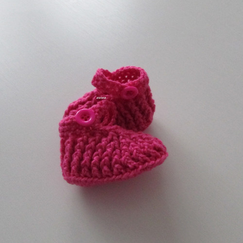 Háčkované botičky (10 cm) — foto 3