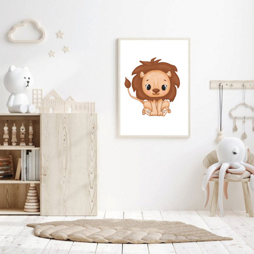 Plakát A4 Lev / Lion — foto 2