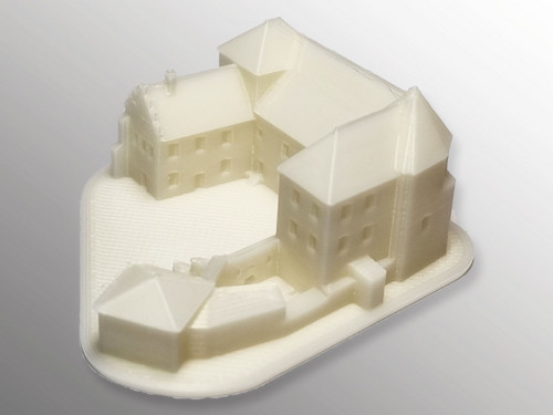 3D tisk modelu hradu Polná — foto 2
