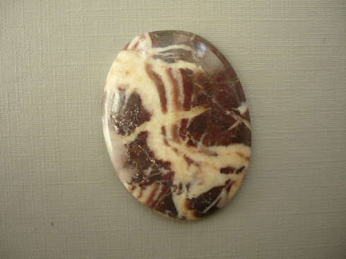 Kabošon - jaspis zebra 37 mm, č.22f — foto 2