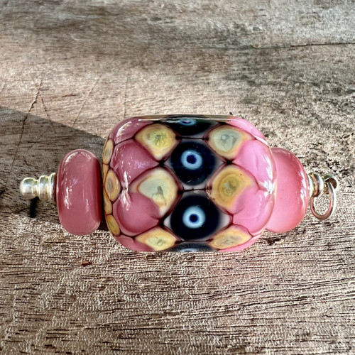Big hole beads Python Framboise — foto 2