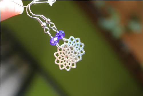 Chakra SAHASRARA. Chir.ocel. Náušnice — foto 3