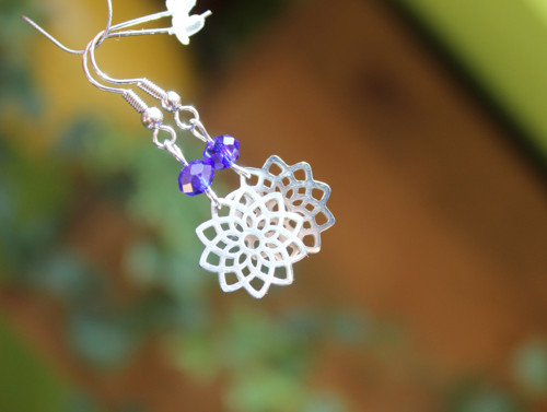 Chakra SAHASRARA. Chir.ocel. Náušnice — foto 5