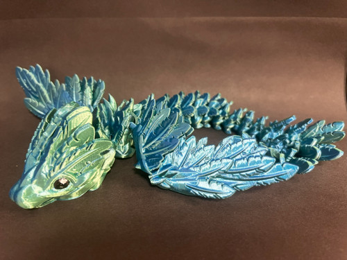 Mládě Opeřeného Hada - 25 cm - 3D Tisk — foto 5