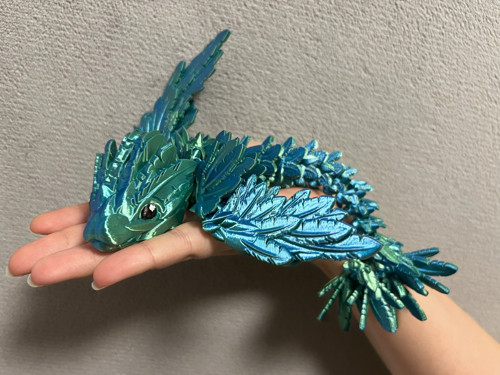 Mládě Opeřeného Hada - 25 cm - 3D Tisk — foto 2