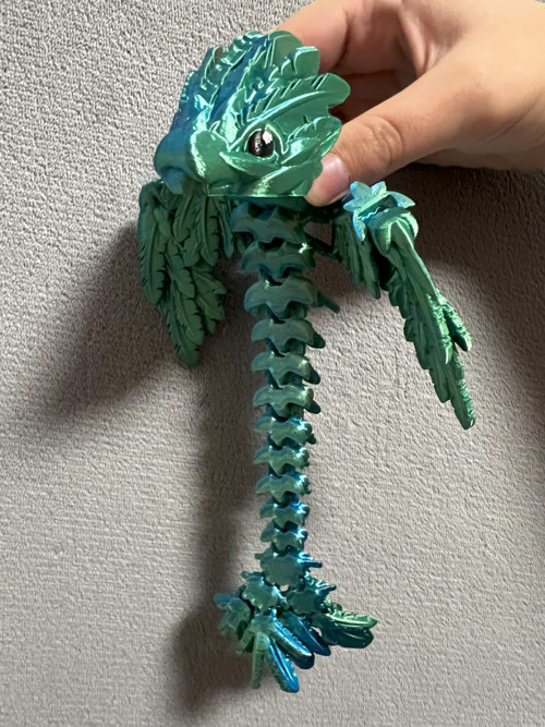 Mládě Opeřeného Hada - 25 cm - 3D Tisk — foto 3