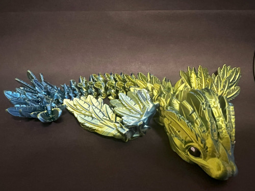 Mládě Opeřeného Hada - 25 cm - 3D Tisk — foto 5