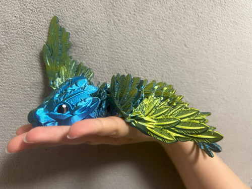 Mládě Opeřeného Hada - 25 cm - 3D Tisk — foto 2