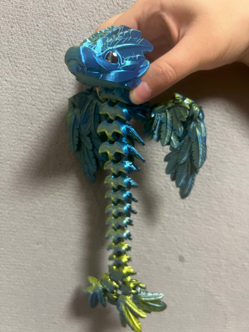 Mládě Opeřeného Hada - 25 cm - 3D Tisk — foto 3