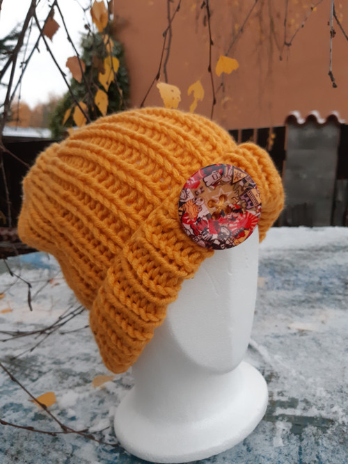 Čepice s knoflíkem — foto 2