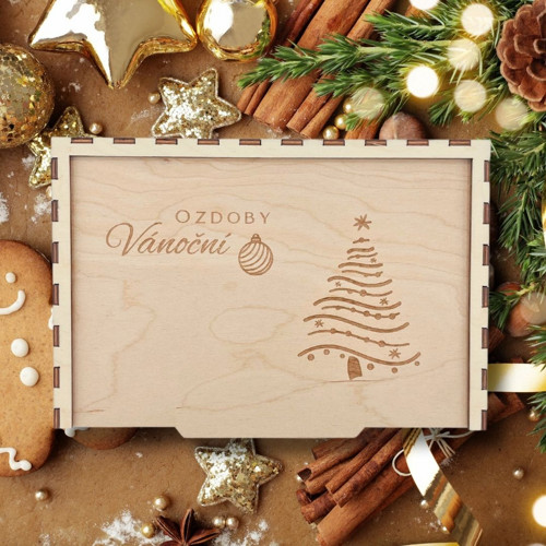 Vánoční dřevěné ozdoby, kouličky — foto 4