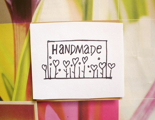 Hand made srdíčka. Razítko. — foto 4