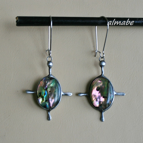 Náušnice (Paua mušle) — foto 2