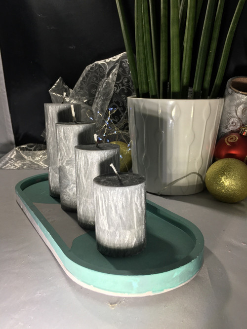 Palmové adventní schody- BEZ VŮNĚ - černé — foto 5