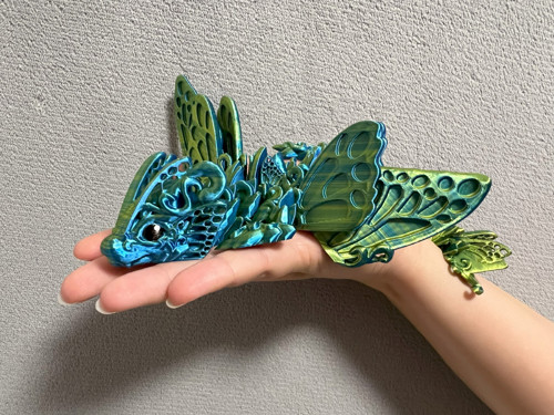 Motýlí Drak - 23 cm - 3D Tisk — foto 2