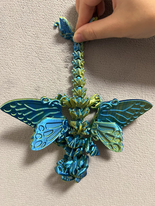 Motýlí Drak - 23 cm - 3D Tisk — foto 4