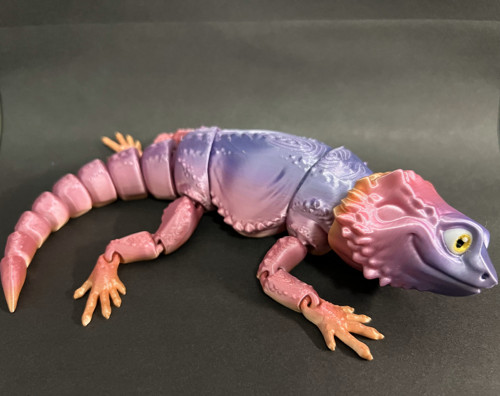 Agama Vousatá - 26 cm - 3D Tisk — foto 5