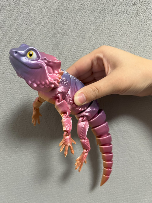 Agama Vousatá - 26 cm - 3D Tisk — foto 3