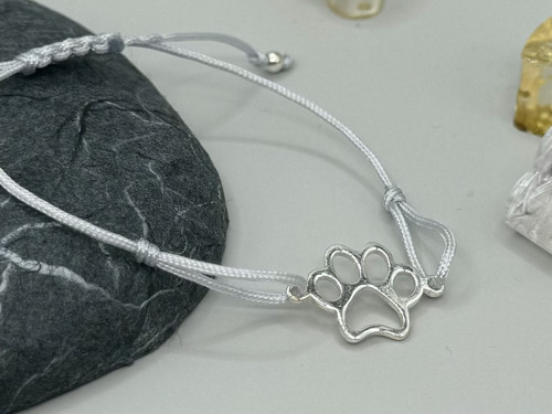 Minimalistický náramek - Paw (světle šedá) — foto 2