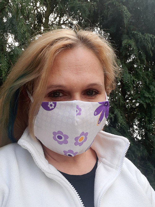 Rouška dvouvrstvá dámská. č.8 — foto 2