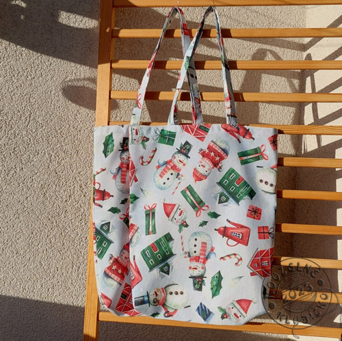 Taška vánoční se sněhuláky — foto 5