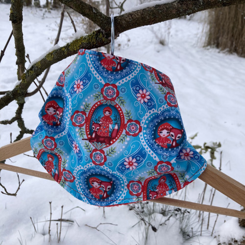 Nákrčník dětský Karkulka modrá — foto 2