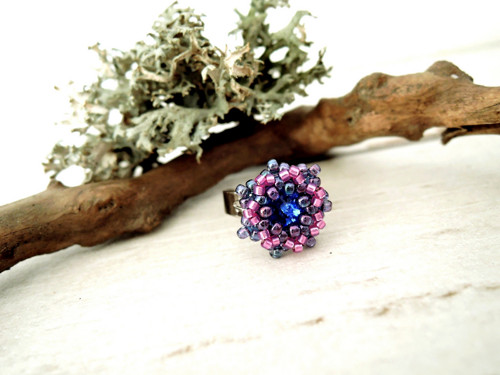 Swarovski prstýnek "Royal blue"- dětský! — foto 2