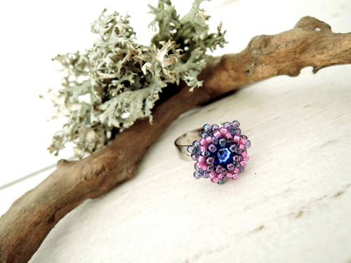 Swarovski prstýnek "Royal blue"- dětský! — foto 3