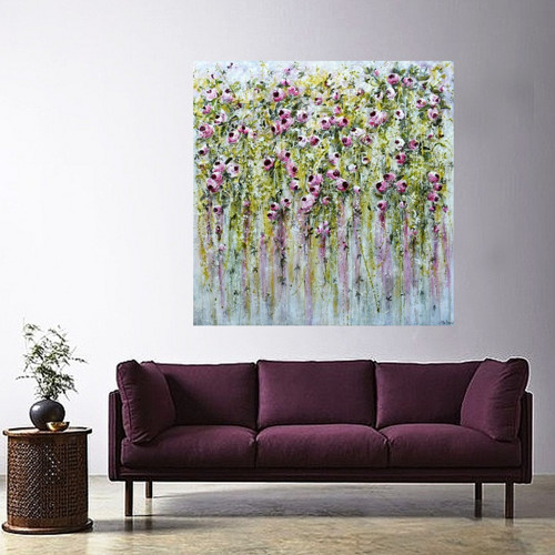 Ráno v zahradě.....120x120cm — foto 6