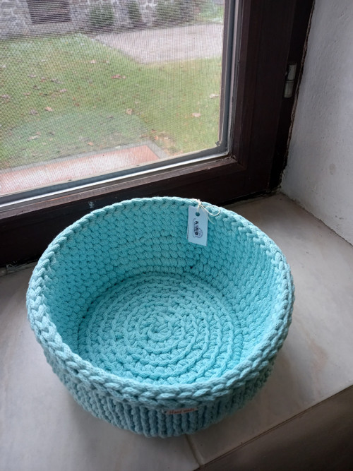 Háčkovaný košík — foto 2