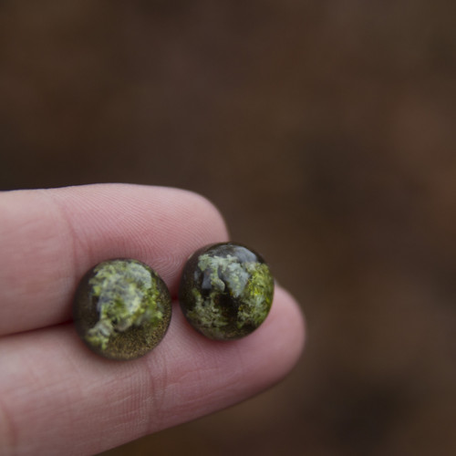 Náušnice lišejník 12 mm — foto 2