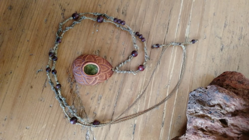 Avokádová pecka - mandala — foto 3