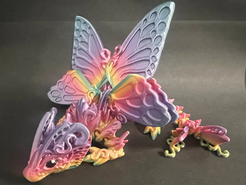 Motýlí Drak - 23 cm - 3D Tisk — foto 4