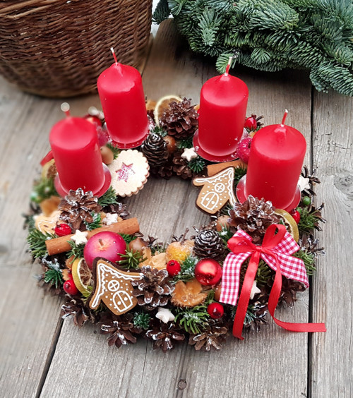 Adventní věneček na stůl — foto 2