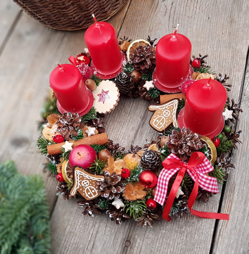 Adventní věneček na stůl — foto 3