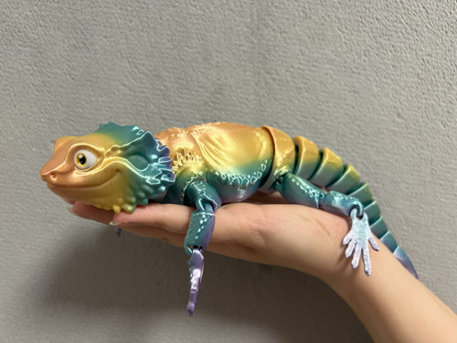 Agama Vousatá - 26 cm - 3D Tisk — foto 2