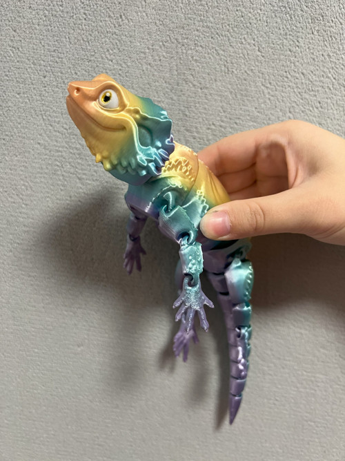 Agama Vousatá - 26 cm - 3D Tisk — foto 3