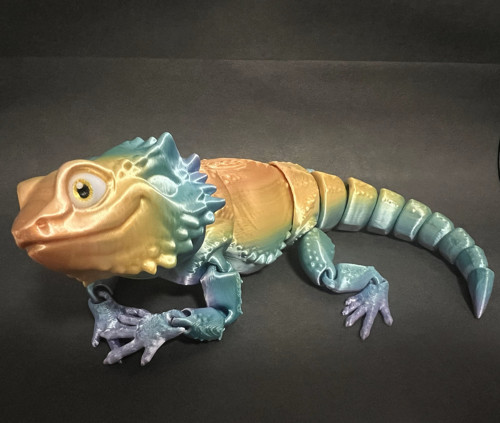 Agama Vousatá - 26 cm - 3D Tisk — foto 4