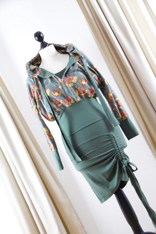 Crop top retro tulipány — foto 5