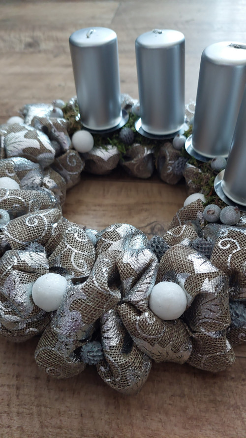 Trvanlivý adventní věnec — foto 2