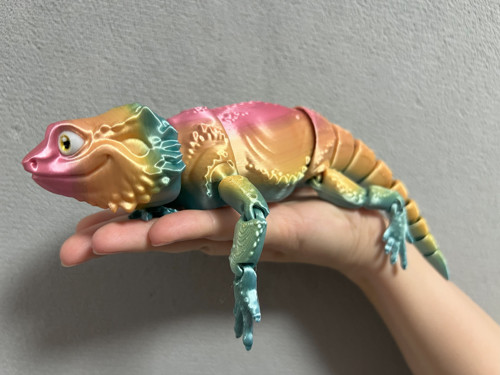 Agama Vousatá - 26 cm - 3D Tisk — foto 2