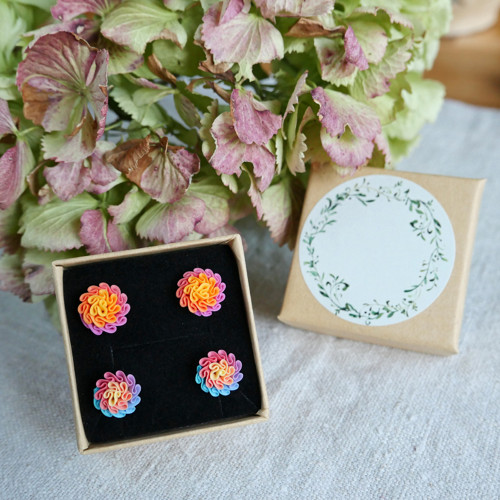 Sada náušnic Pastel — foto 4